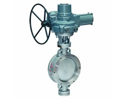 電動(dòng)對(duì)夾硬密封蝶閥
