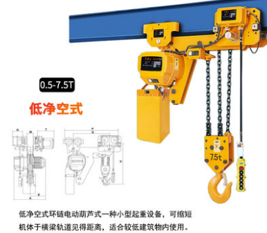 低凈空電動葫蘆為何能夠?qū)崿F(xiàn)側(cè)面運行