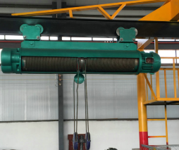 電動葫蘆鋼絲繩長時間處于半緊張狀態(tài)的安全隱患